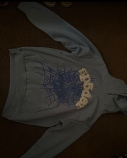 Blue spider hoodie