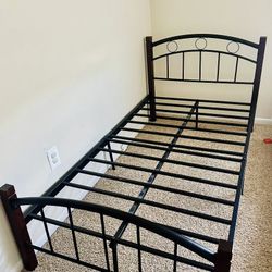 Black Twin Bed Frame