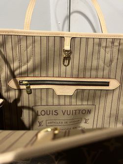 New Authentic Louis Vuitton Monogram Beige Interior Neverfull MM Handbag  for Sale in Valley Stream, NY - OfferUp