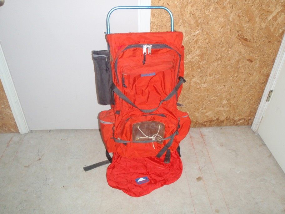 Vintage Jansport External Frame Backpack (Orange)
