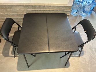 FREE FOLDABLE TABLE AND CHAIRS - MUST PICK UP