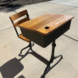 Vintage School Desk