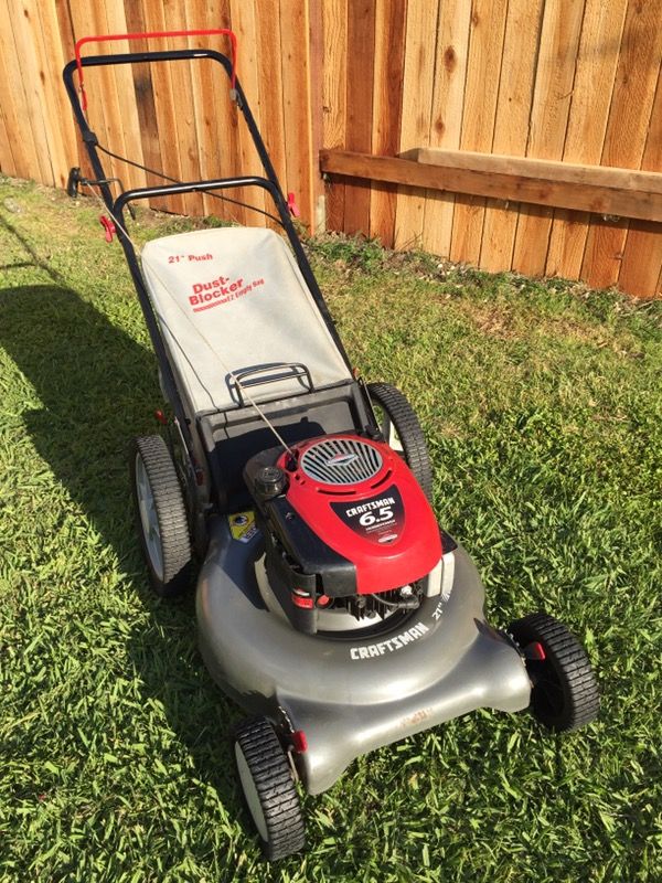 Craftsman lawn mower 6.5 hp briggs stratton discount engine