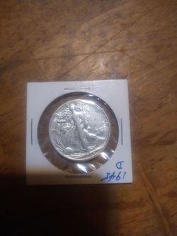 1945 walking library half dollar