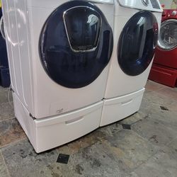 💯👌SAMSUNG SET STEAM WASHER AND ELECTRIC DRYER 👌 XL