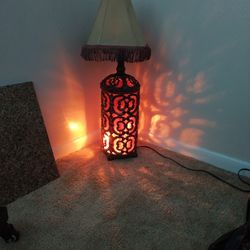 Vintage Swag Lamp With Interchangeable Light (Not Original Shade)