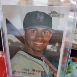 New York Mets Jose Reyes 6 Baseball Cards Lot 
