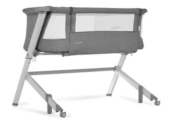 Dream On Me Skylar Bassinet & Bedside Sleeper, Adjustable Height, Grey