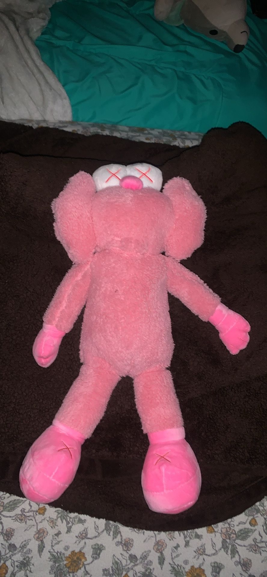 Kaws “BFF” Pink Plushie