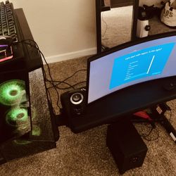 Gaming PC Bundle + Dell 27” Curved 144Hz Monitor + Speakers/ Subwoofer 