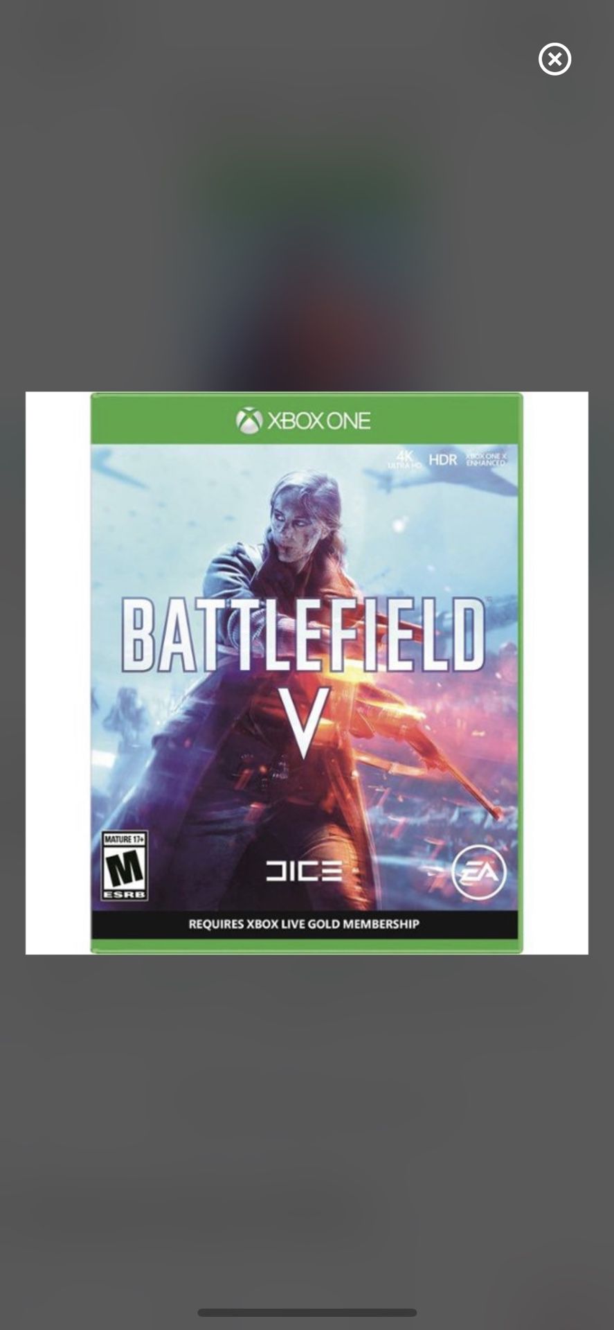 Battlefield V for Xbox