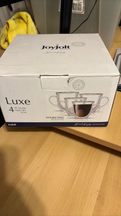 JoyJolt Double Wall Coffee Mugs