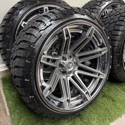New 24x12 fuel forged wheels wrapped in 285/40r24 rbp tires