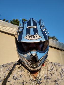 Bilt Motorcycle🪖He Shines Fast $40 W/ Goggles N Bag