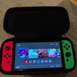 Nintendo switch OLED model w 400gb sd card and accessories $195
