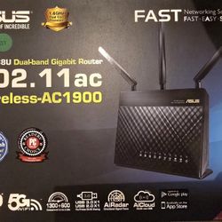 ASUS AC1900 Dual-Band Gigabit Router, AiProtection with Trend Micro for Complete Network Protection (RT-AC68A)