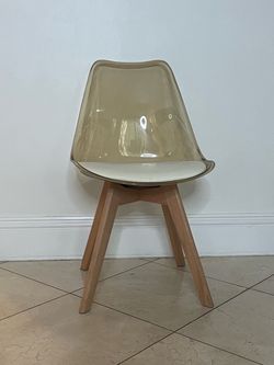 4 Set Modern transparent Chairs