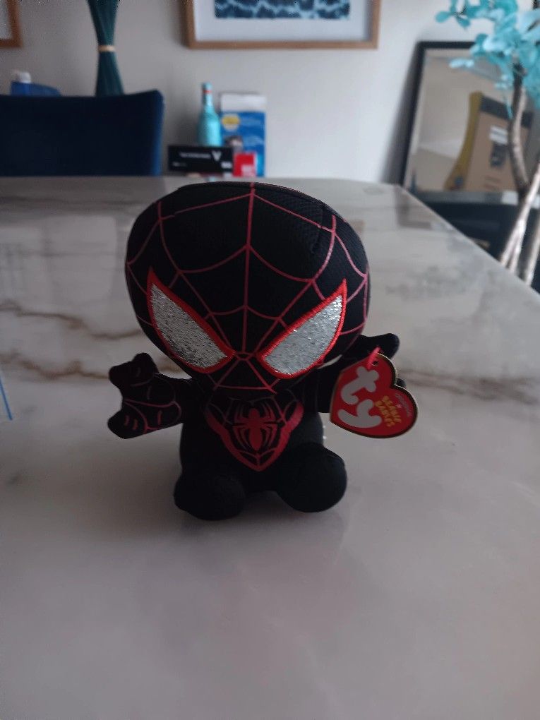 Spiderman Beanie Baby (Miles Morales)