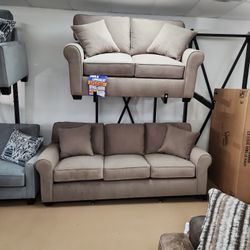 American Built Solid Sofa And Loveseat (Last One)
