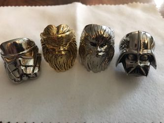 4 Star Wars rings ✨✨✨