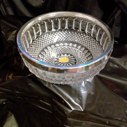 Lead Crystal Salad Bowl