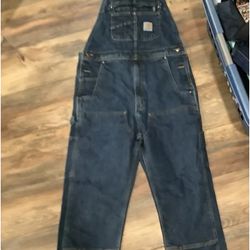 Carhartt Flex Overalls Coveralls Work wear Jeans Denim 
