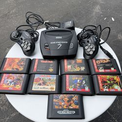 Sega Genesis Console Bundle + 2 Controllers + 9 Games – Retro Gaming Lot