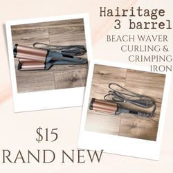 Hairitage 3 Barrel Hair Iron