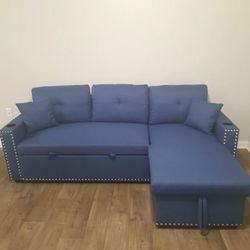 Blue Sectional 