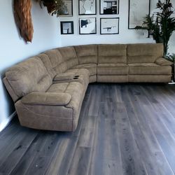 Gray Power Recliner Sectional Sofa Couch **ALL NYC DELIVERY**