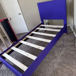 Purple Twin Bed