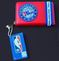 Loungefly 76ers licensed wallet