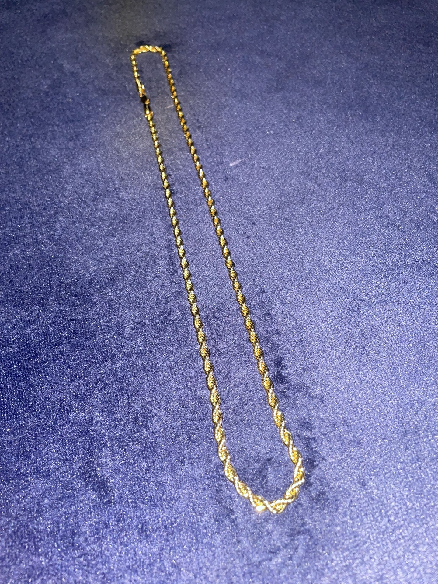 14k gold rope chain