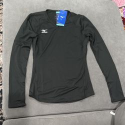 Mizuno Drylite Women’s Black V- Neck Jersey 