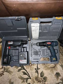 2 Cordless Drill & Driver And 2 Packs Of Drill Bits