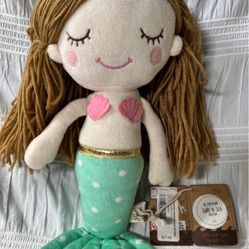 (NWT)HALEIWA SURF N SEA Earth Nymph Plush Folk Mermaid “MiMI”