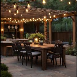 48 ft string lights   LED PLASTIC comercial grade