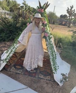 Vintage  Gypsy Dress Size 10 12