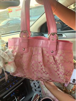 RARE Barbie Pink Vintage Coach Tote shoulder bag