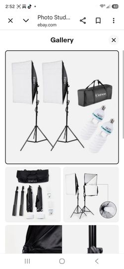 Kshioe Photography Softbox Lighting Kit
