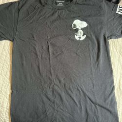 New Black Snoopy/Peanuts Shirt | Size M