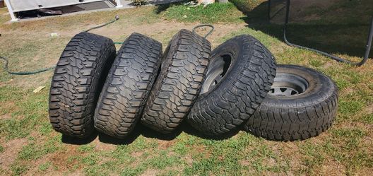 37x12.50r16.5 Goodyear Wranglers