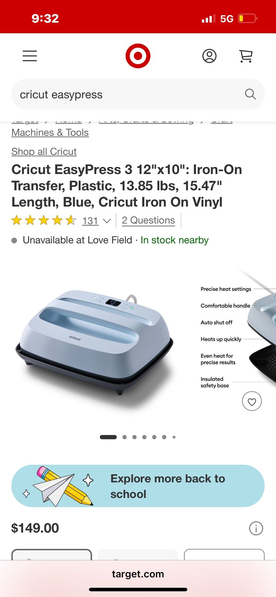 Cricut Easypress 3
