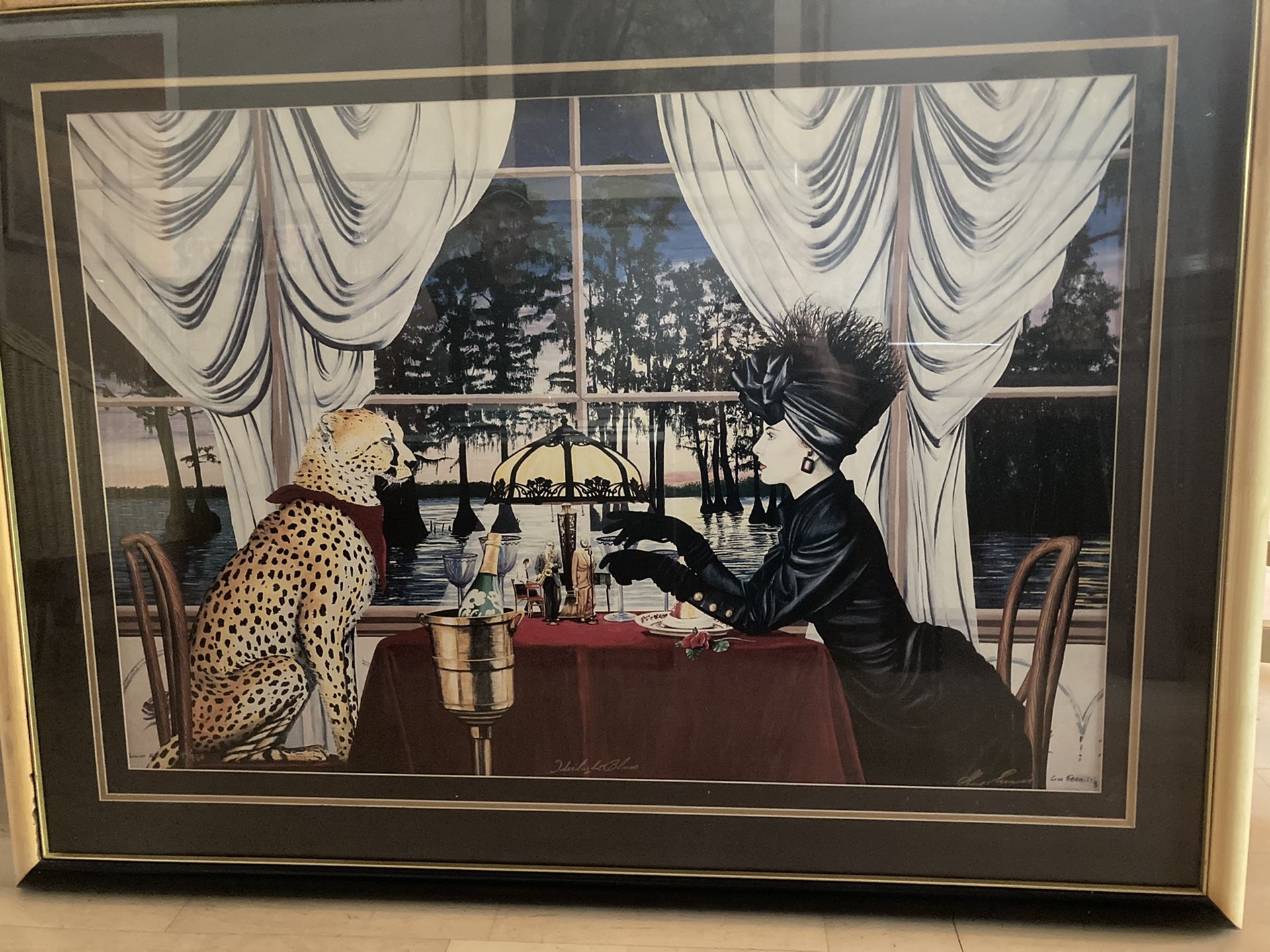 Danse des Dauphins, 1989 by Bob Talbot - 18 X 24 Inches (Art Print)