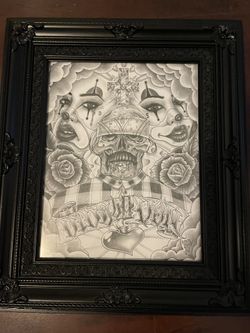 Handmade Art Work With Frame