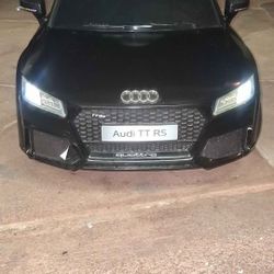 No remote  Kids Audi TT RS electric car mobile fun in style radio 4 music channels  horn motor revs !