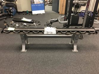 Hammer Strength Single Tier Dumbbell Rack