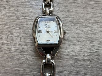 So & Co Ladies Silver Watch - New Battery