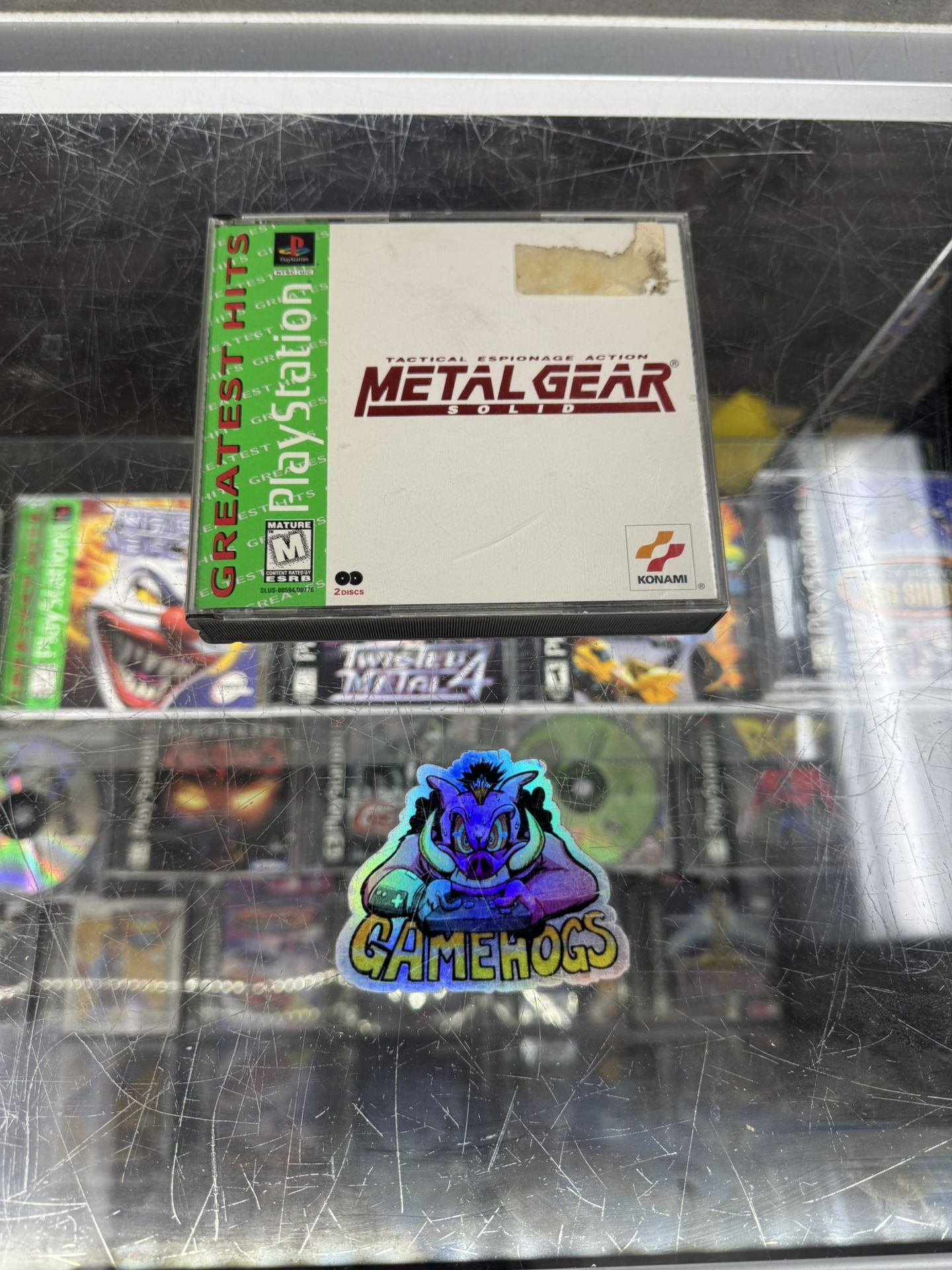 Metal Gear Solid Ps1 Complete $50 Gamehogs 11am-7pm