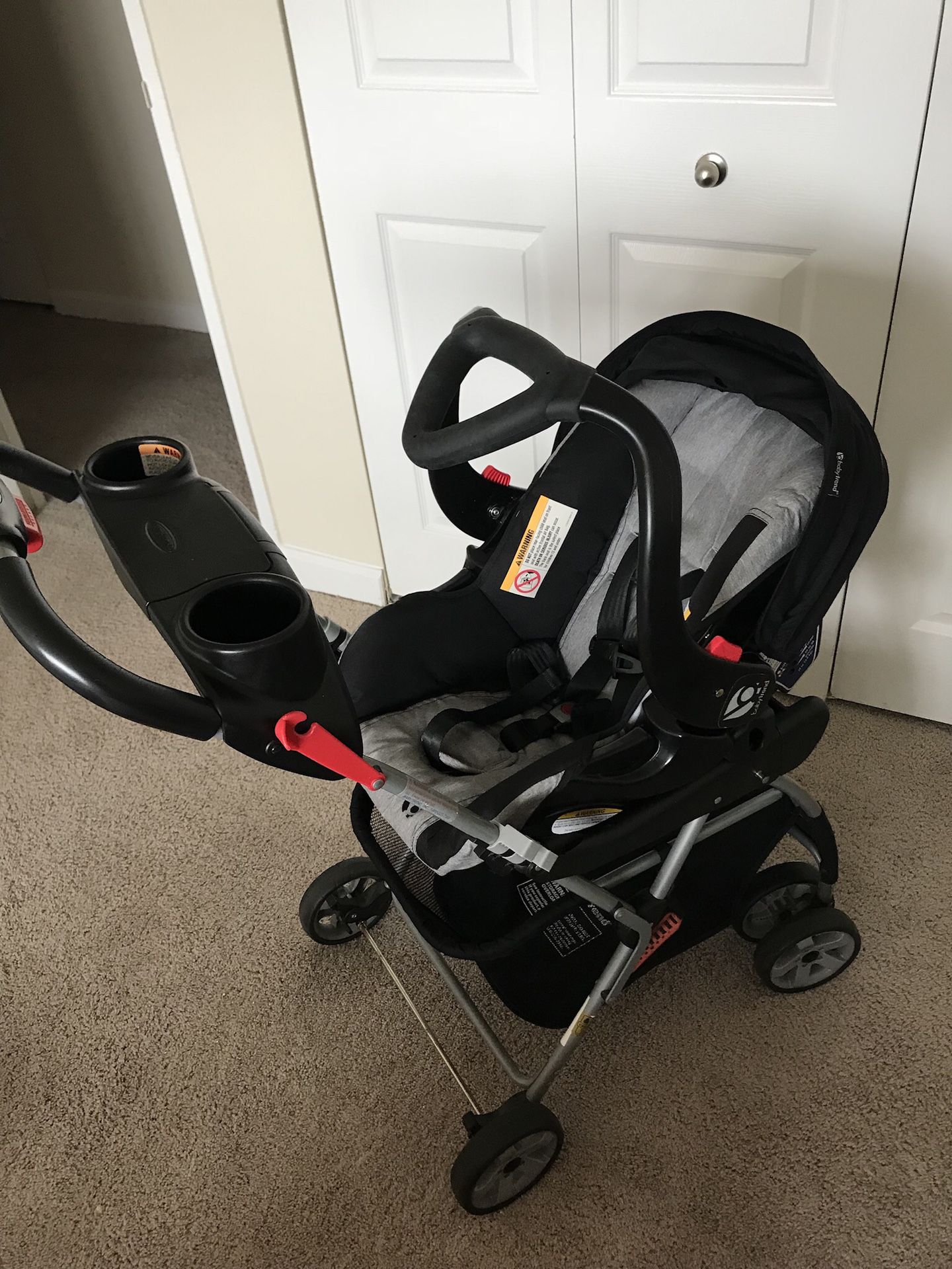 Baby trend snap and go stroller set